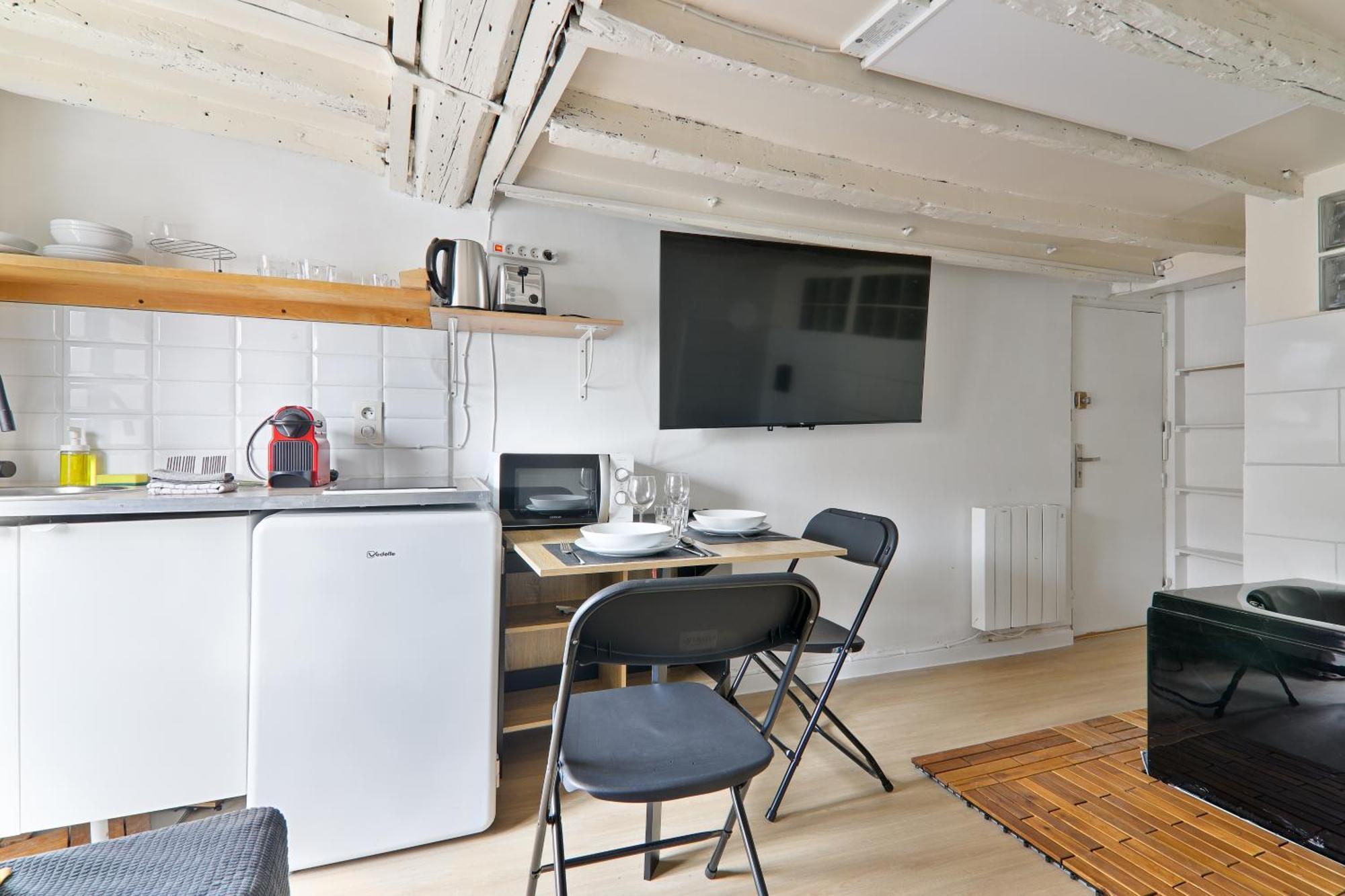 Studio Appartement Quartier Saint-Michel Notre-Dame 3 Free Netflix Parijs Buitenkant foto